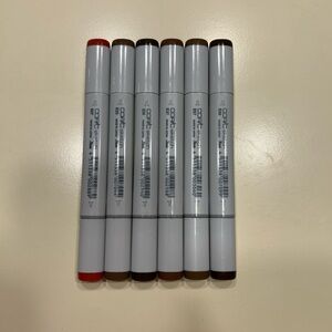 Copic Sketch Markers Set of 6 in Brown